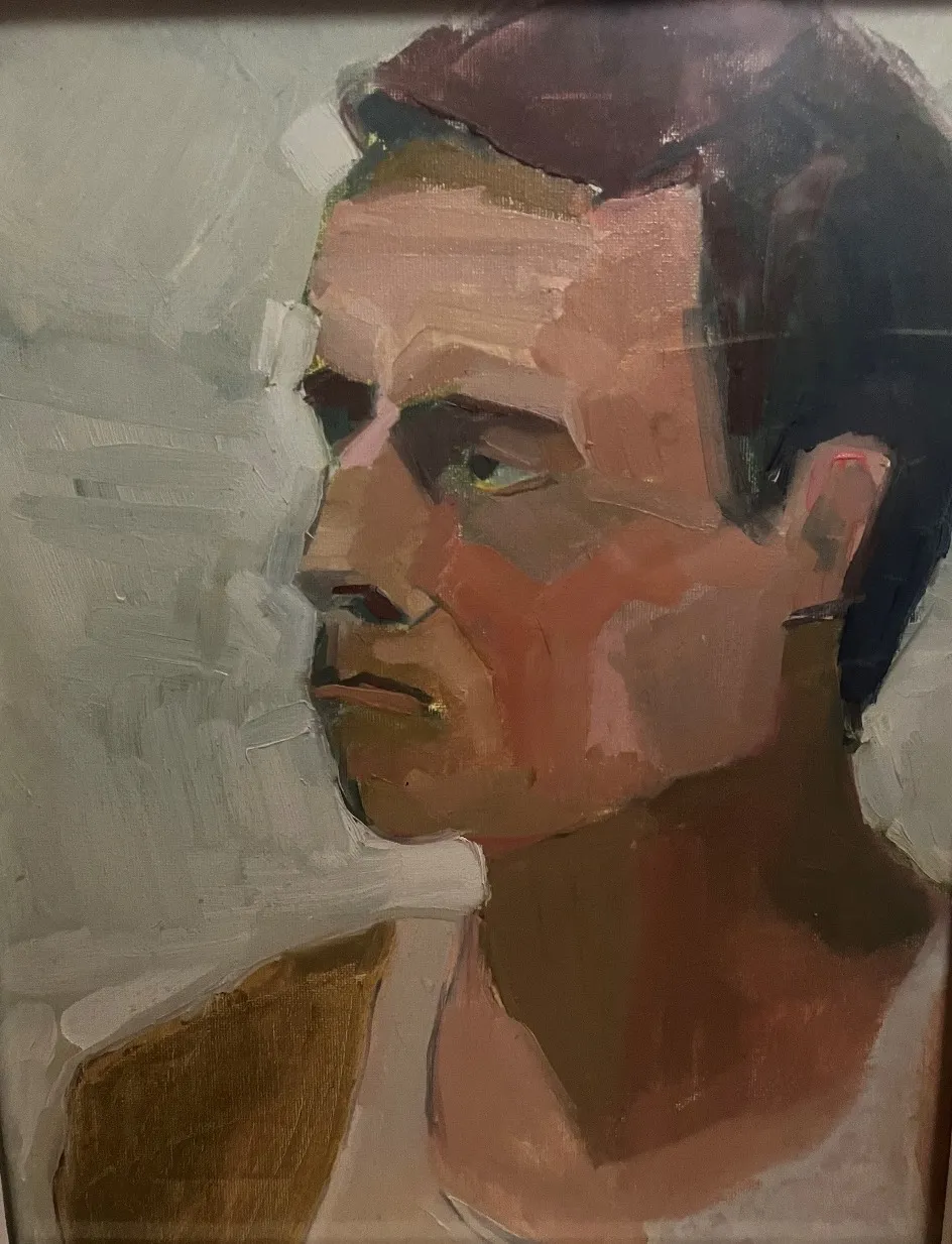 Man’s head (color study)